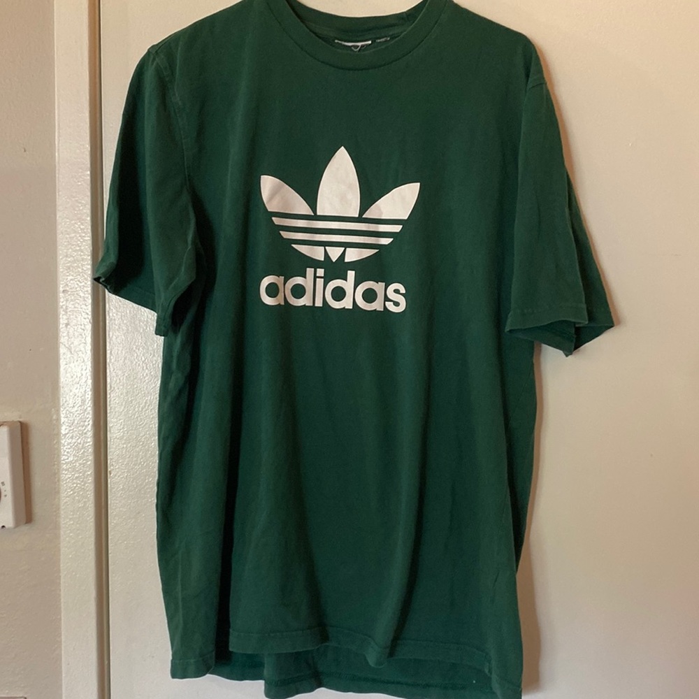 Green Adidas shirt